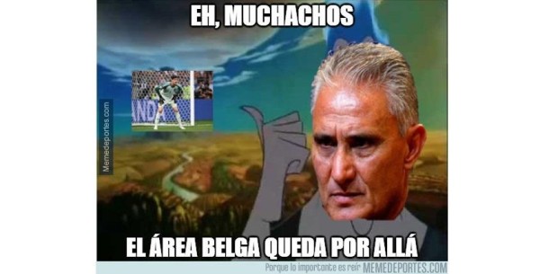 Memes del partido Brasil vs Bélgica