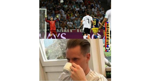 Memes de la sorpresiva victoria de Alemania frente a Suecia