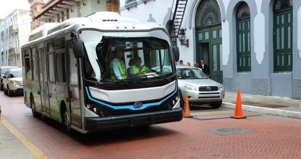 Se formó un lío con el recorrido del bus eléctrico