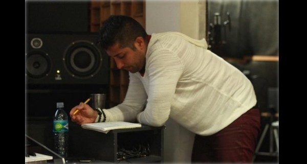 Renny y Predikador en el estudio.