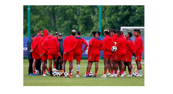 La Selección de Panamá entrena previo a la inauguración del Mundial de Rusia 2018