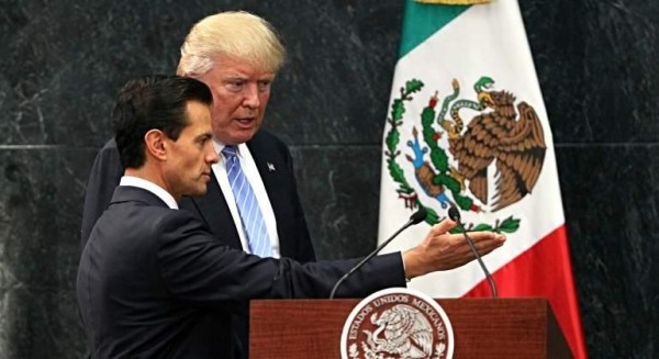 Enrique Peña y Donald Trump.