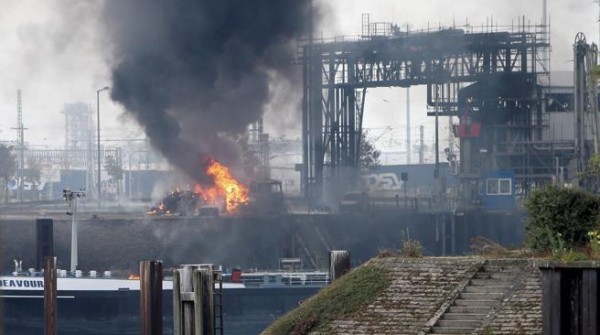 Violenta explosión ocurrió en el gigante químico alemán BASF en Ludwigshafen.