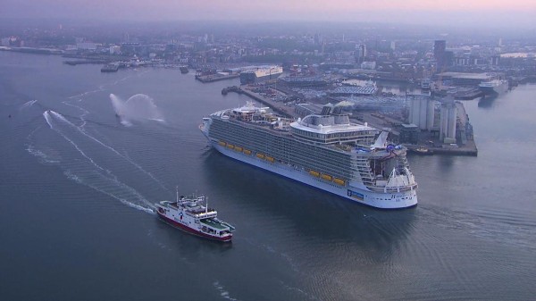 Harmony of the Seas, el mayor buque de crucero del mundo.