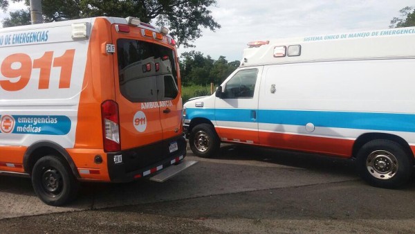 Se necesitaron cuatro ambulancias del 911.