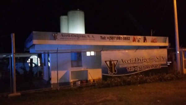 Explota tanque con CO2 de la&nbsp; empresa Aceti-Oxígeno en Aguadulce&nbsp;