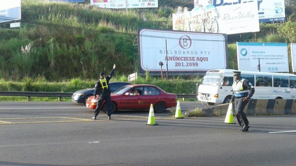 Para la tarde, se realizará la inversión de tres carriles hacia Arraiján cabecera.