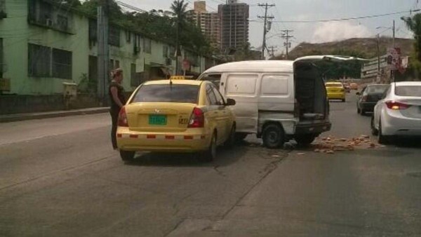 Ningún conductor salió herido.