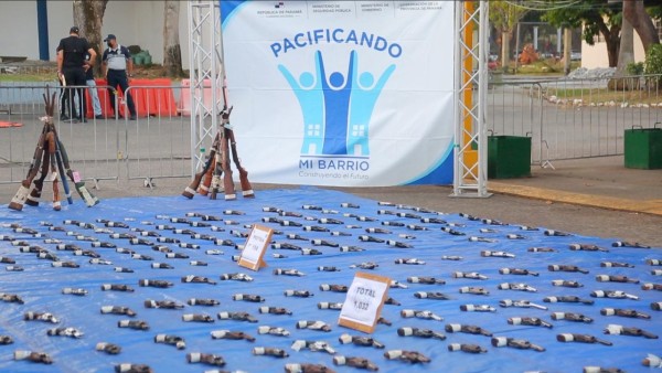 Programa Pacificando Mi  Barrio recupera 430 armas de fuego y 39 mil 334 municiones