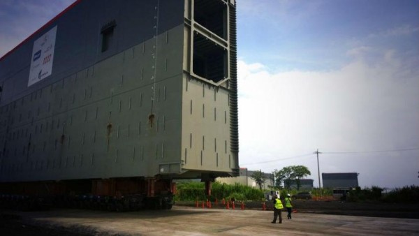 Compuerta del tercer juego de esclusas del Canal de Panamá.