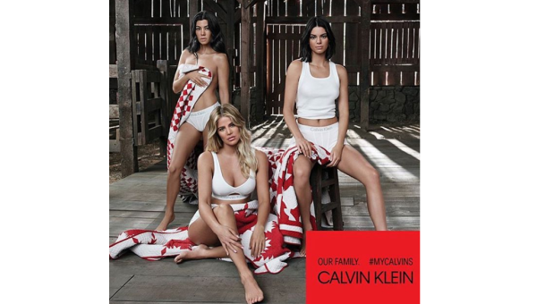 Las Kardashian se quedan en ropa interior para Calvin Klein