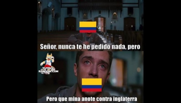 Memes tras la derrota de Colombia frente a Inglaterra 