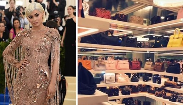 Kylie presume su lujoso armario de carteras y ahora todas las mujeres lo quieren