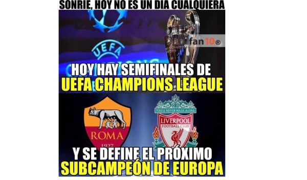 Liverpool cae ante la Roma y lluven los memes