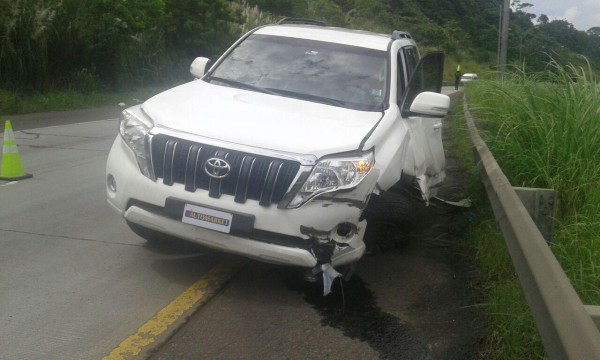 Camioneta del delantero.