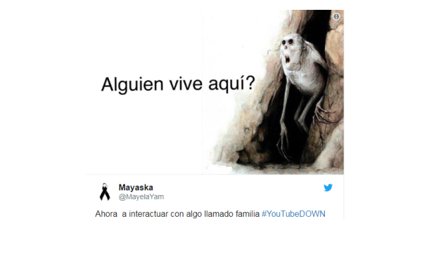 Los mejores memes que dejó la caída de Youtube, ayer