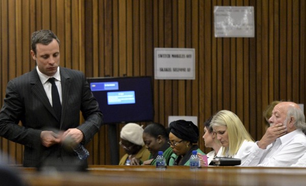 Pistorius en el juicio.