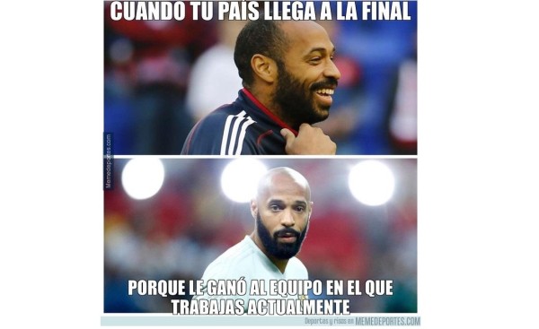 Lluvia de memes luego de la victoria de Francia ante Bélgica