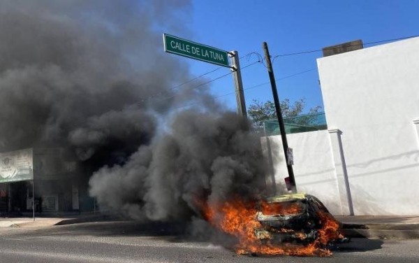 Tiroteos y quema de vehículos se registran este jueves en México, tras la captura del hijo del Chapo.