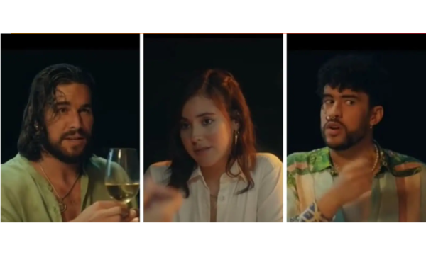 En el video aparece el actor Mario Casas y la novia del reggaetonero.