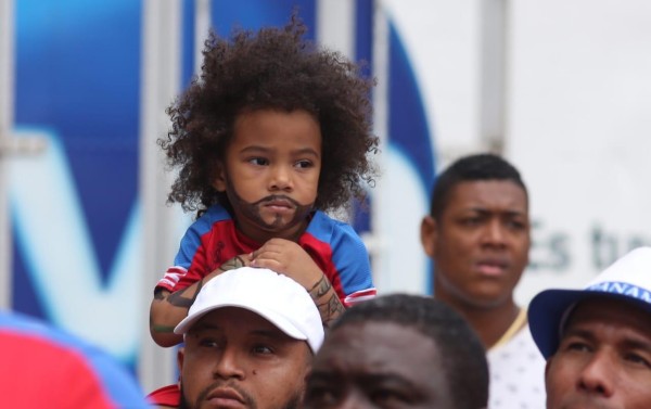 La celebración del segundo gol de Panamá en el Mundial de Rusia
