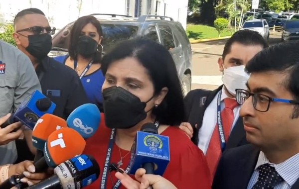 Fiscal Ruth Morcillo a su llegada este miércoles 14 de septiembre a la Corte Suprema de Justicia.