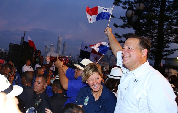 La primera dama y el presidente Varela se gozaron las ‘dianas’