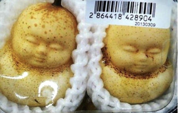 China produce peras en forma de Buda