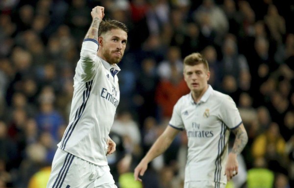 El defensor Sergio Ramos lo vuelve a hacer y da la victoria al Real Madrid.