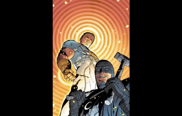 La portada de Midnighter & Apollo No. 1.