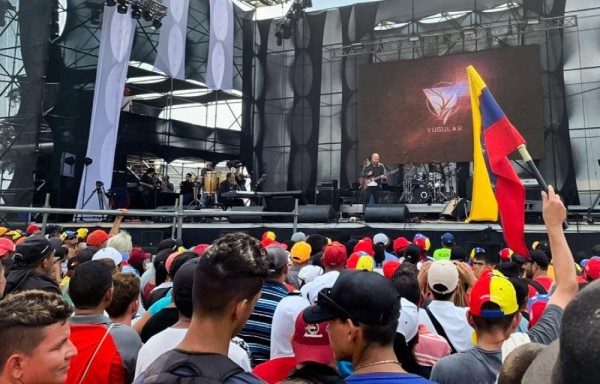 Ayer se realizó un concierto por la libertad de Venezuela.