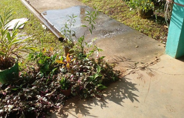 Lugar donde cayó la víctima