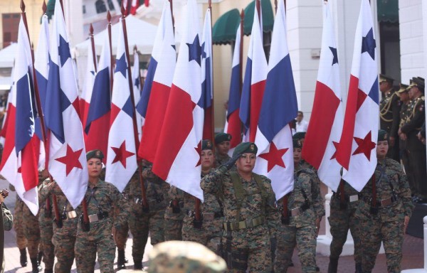 Servicio Nacional de Fronteras durante su presentación.