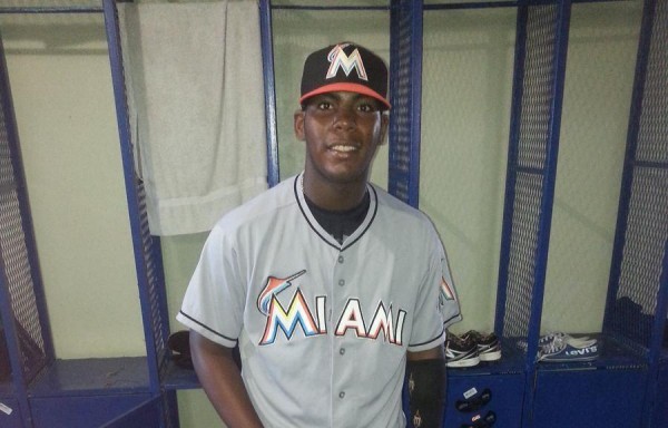 Jesús Guerrero, de los Marlins.