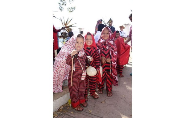 Los niños estaban emocionados.