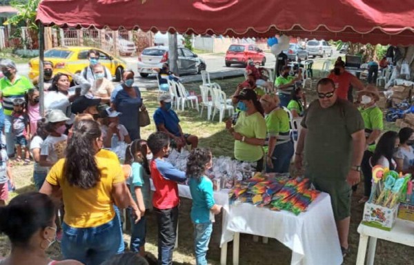 Participaron cientos de niños.