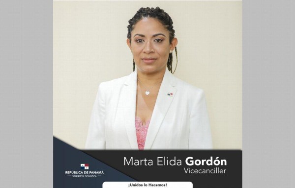 Marta Gordón Vicecanciller.