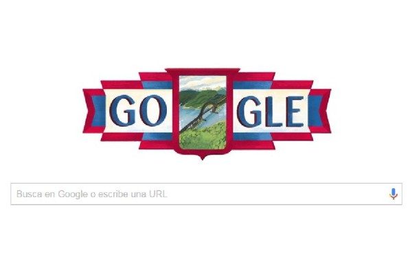 Google le dedica doodle a Panamá.