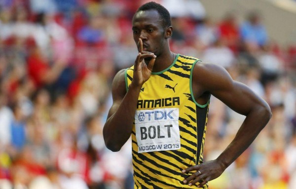 El seis veces medallista de oro en Juegos Olímpicos Usain Bolt.