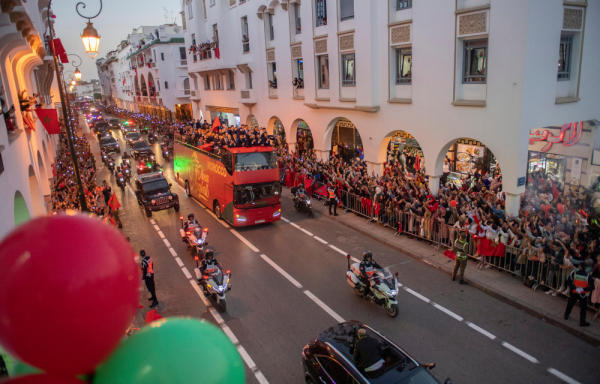 Jugadores de la selección marroquí recibidos en Rabat como héroes del Mundial