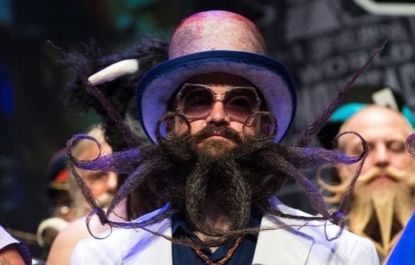 Las barbas más locas concursan en Texas