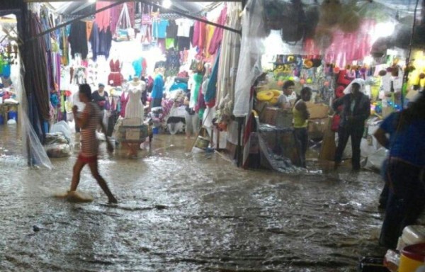 La lluvia causó estragos.