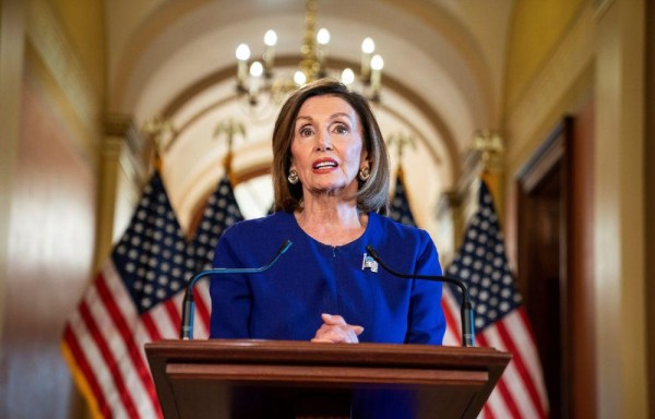 Nancy Pelosi, presidenta de la Cámara Baja, hizo el anuncio del ‘impeachment' contra el presidente.