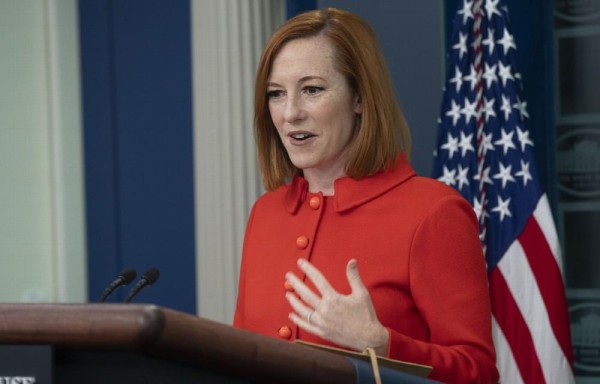 Jen Psaki, portavoz de la Casa Blanca.