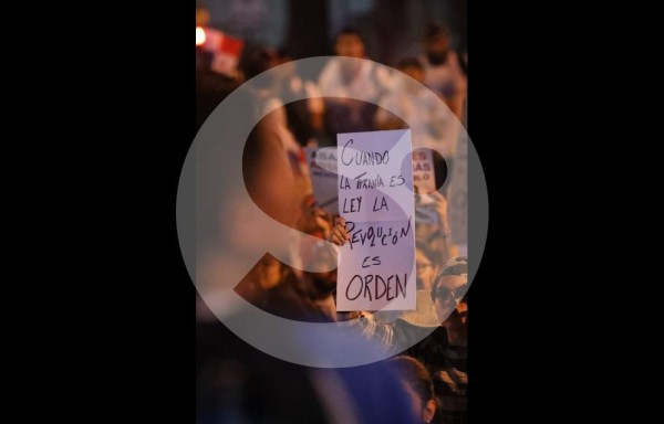 Manifestantes culminan las protestas de manera pacífica 