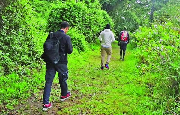 El camino es agreste, no es permitido caminar solo.