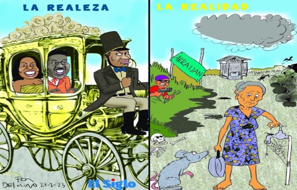 Arraiján: la realeza vs. la realidad (Caricatura del día)