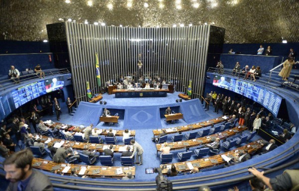 El Senado brasileño.