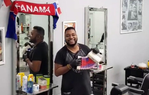 El barbero se inspira en Samy y Sandra Sandoval