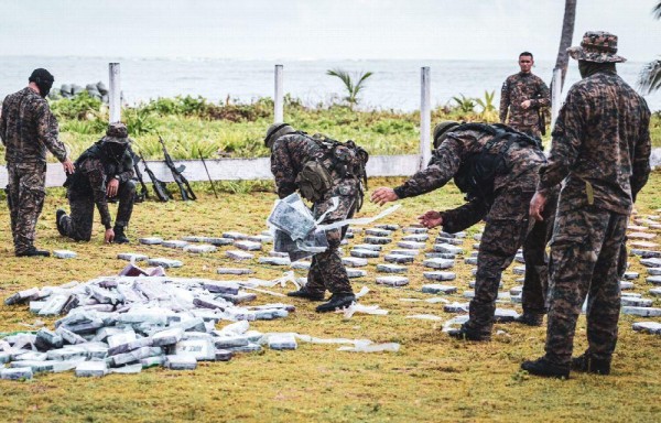 Llevaban 625 paquetes.